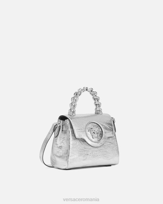 gri geantă mică metalizată la medusa Versace femei saci 40L6305