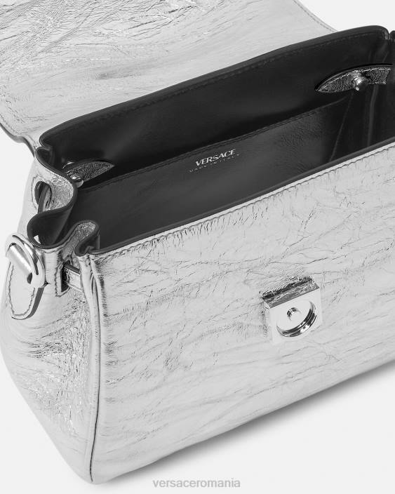 gri geantă mică metalizată la medusa Versace femei saci 40L6305