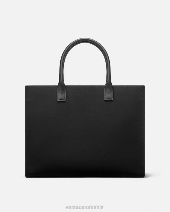 negru geantă tote mare la medusa Versace femei saci 40L6341