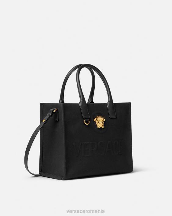 negru geantă tote mică la medusa Versace femei saci 40L6331