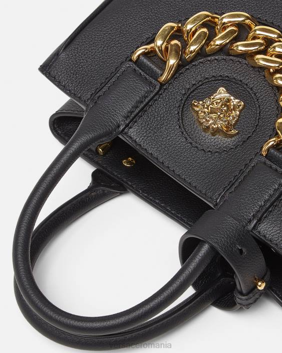 negru geantă tote mică la medusa Versace femei saci 40L6362