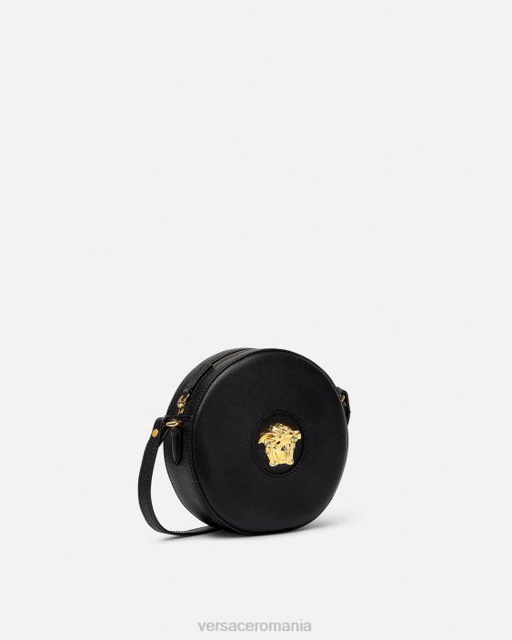 negru geanta camera rotunda la medusa Versace femei saci 40L6354