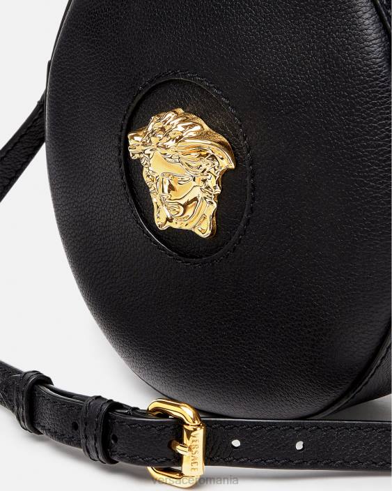 negru geanta camera rotunda la medusa Versace femei saci 40L6354