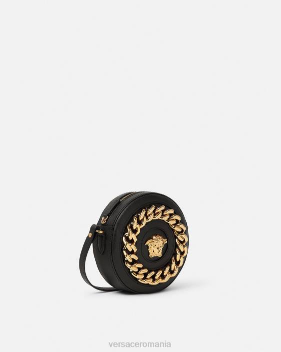negru geanta camera rotunda la medusa Versace femei saci 40L6355