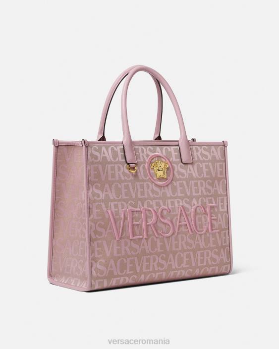 roz și imprimeu geantă tote mare peste tot Versace femei saci 40L6320