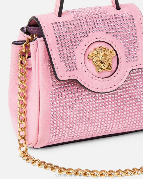 roz la medusa micro geantă cu împânzire Versace femei saci 40L6328