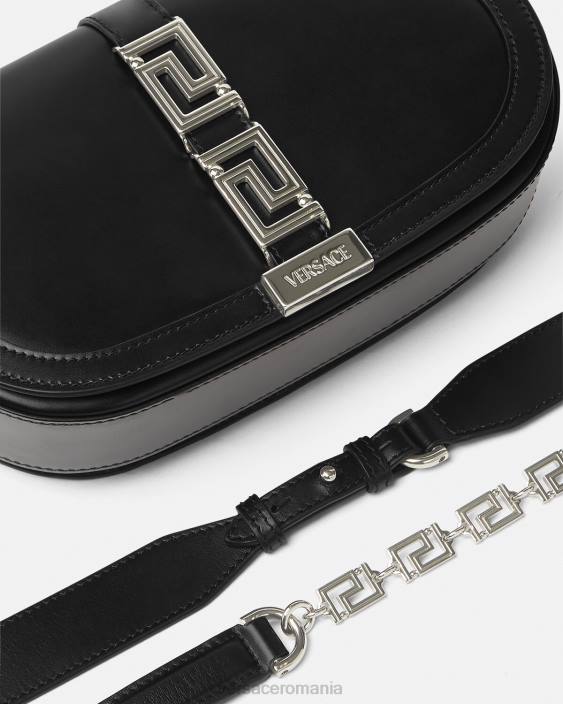 negru geanta de umar zeita greca Versace femei saci 40L6248