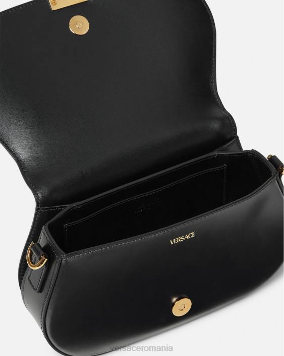 negru geanta de umar zeita greca Versace femei saci 40L6251
