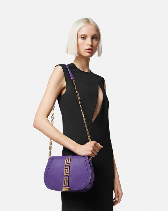 violet geanta de umar mare zeita greca Versace femei saci 40L6271