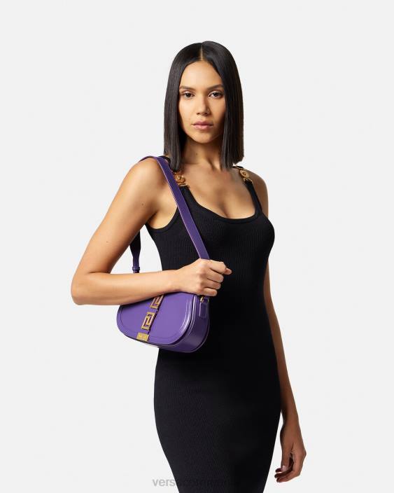 violet geanta de umar zeita greca Versace femei saci 40L6264