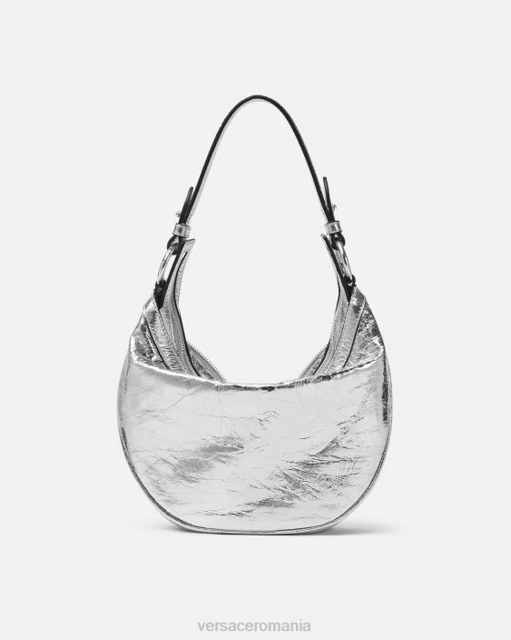 gri repetă geanta hobo mică metalică Versace femei saci 40L6280