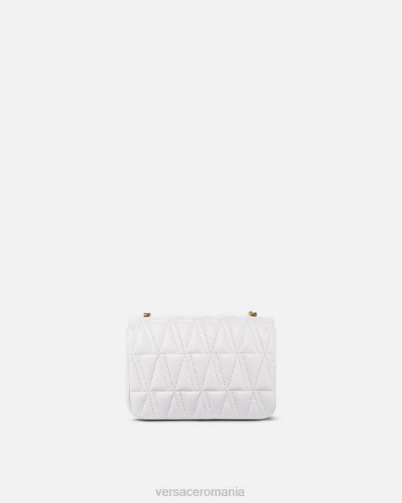 alb geantă de umăr virtus mică Versace femei saci 40L6368